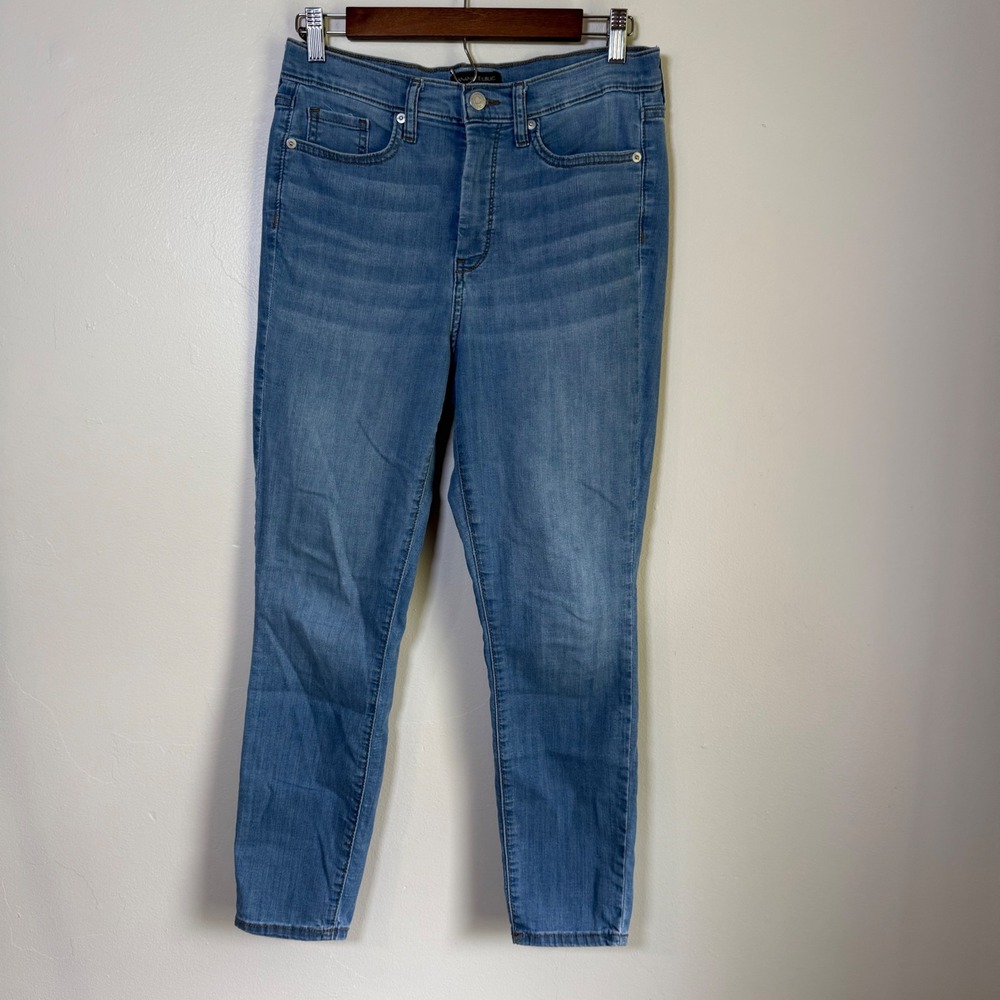 Banana Republic Super-Stretch Jegging High Rise Skinny Jeans Size 29/8P Blue